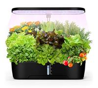 CYBSDF Indoor Garden Hydroponics Growing System 12 Pods, Indoor Herb Garden with LED Grow Light, Adjustable Height Up to 12inch, Hydroponics for Family