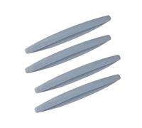 CYBSFKJ 2/4PCS Car Universal Front and Rear Bumper Protector Rubber Bumper Cover Protective Lip Strip Bumper Decoration Strip(4pc-grey)