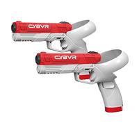 CYBVR Weighted PistoI Grip Stock Controller Accessories for the Oculus Quest 2, VR Video Game Meta Quest 2 Accessories, Weight Feels Real in VR for Better Gaming in FPS Games like Pistolwhip