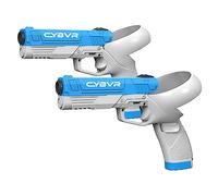CYBVR Weighted PistoI Grip Stock Controller Accessories for the Oculus Quest 2, VR Video Game Meta Quest 2 Accessories, Weight Feels Real in VR for Better Gaming in FPS Games like Pistolwhip