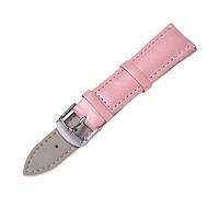 Cycat Leather Watch Band 12-22mm Watch Accessories Quick Release Leather Watch Strap Pink 22mm