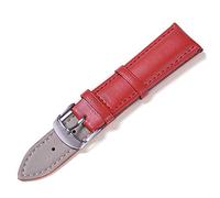Cycat Leather Watch Band 12-22mm Watch Accessories Quick Release Leather Watch Strap Red 16mm
