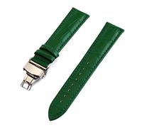 Cycat Leather Watchband 12Mm-24Mm Women/Men Quick Release Watch Strap Green 17Mm