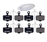 CYCEARTH 4 Pairs Bicycle Bike Disc Brake Pads for SRAM Avid Elixir E1 E3 E5 E7 E9 CR XO XX DB1 DB3 DB5 NUTT oil brake(Semi-Metallic/Sintered Metal) (Semi-Metallic)