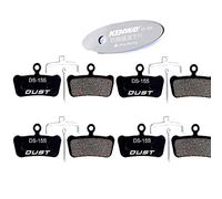 CYCEARTH 4 Pairs Bicycle Bike Disc Brake Pads for Sram Guide RSC R Avid XO XX Elixir 7 9 Trail 4 Piston (Semi-Metallic/Sintered Metal) (Semi-Metallic)