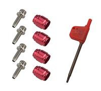 CYCEARTH 4 sets Bicycle Olive Connecting Insert Oil Fitting Kit for Avid Sram Bike Hydraulic Disc StealthamaJig Brake Hose STEALTH-A-MAJIG Quick Install