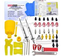 CYCEARTH Bicycle Brake Bleed Kit for Shimano TEKTRO MAGURA Zoom Bike Mineral Oil Hydraulic Disc Professional Tool Set (Kit A)