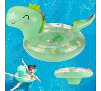 CYCFMYYLY Baby Swimming Float, Pool Inflatable Float with Seat and Handle, Dinosaur Ring Toys for Toddler 3-60 Months Infant Training Summer Bath Float(Green)