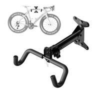 CycForge Bike Wall Mount Hanger - Adjustable Horizontal Bicycle Storage Rack for Garage and Home - Metal Hook Holder for Road, Mountain, and Hybrid Bikes
