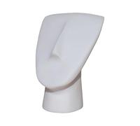 Cycladic Head Sculpture Minimalist Alabaster Figurine From Ancient Greek Art Statue