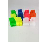 Cyclaire Brick Line Blocks (Pack of 12, Choice of Colours), line Blocks to Help Straight Brick Laying, Made in UK, Posted Quickly. (Orange)