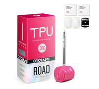 CYCLAMI 1/2PCS TPU Inner Tube 700C,Metal Valve Ultralight 30g Road Bike Inner Tube Compatible with 700x18/23/25/28/30/32C Metal Presta Valve 45/65/85mm (1PC-Presta Valve:45mm)
