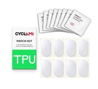 CYCLAMI 8pcs Tpu Inner Tube Repair Kit Bicycle Patch Glue Tyres Inner Tubes Puncture Tool Kits for Bike (Suitable for TPU Inner Tubes)