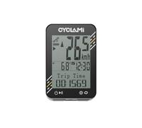 CYCLAMI Bike Computer Wireless - 5-Satellite GPS Cycling Speedometer and Odometer | 2.4" Sun-Readable Screen | 50g Ultra-Light | 20+ Hour Battery IPX7 Waterproof Bicycle GPS for Road/MTB All Bikes
