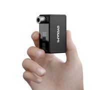 CYCLAMI Tiny Bike Pump Electric - 130PSI Auto Stop Bicycle Air Pump/Backlit Gauge | Memory Function | Low Noise＆Low Vibration | Presta/Schrader Valve | Emergency Light | 800mAh for 4 Road Tires