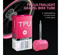 CYCLAMI Ultralight Bicycle Inner Tube 46g For Gravel 700C X 32C 35C 37C 40C 47C Road MTB29 Bike TPU Material Tire Length FV 45mm 10pcs For Gravel