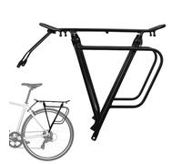 Cycle Back Rack - Heavy Duty Aluminium Alloy Back Rack | Touring Carrier Equipment Stand, Cycling Accessories for Long Road Trips Outdoor Activities