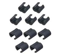 Cycle Brake Cable Clips - Ten Count Cable Routing Fastener Kit, Firm Shifter Derailleur Holding Clamp System, Durablee Bicycle Control Organizer | Performance Adjustment Utility for Riding Outdoor