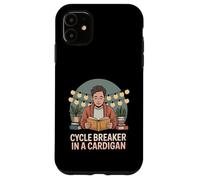 Cycle Breaker In A Cardigan Gentle Parenting Dad Case for iPhone 11