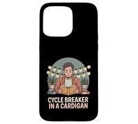 Cycle Breaker In A Cardigan Gentle Parenting Dad Case for iPhone 15 Pro Max