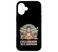 Cycle Breaker In A Cardigan Gentle Parenting Dad Case for iPhone 16