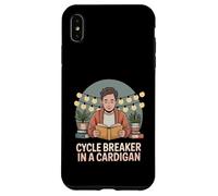 Cycle Breaker In A Cardigan Gentle Parenting Dad Case for iPhone XS Max