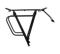 Cycle Carrier Rack - Robust Rear Mount Metal Bracket, Multi-Purpose Load Support, Touring Bike Gear Stand | Bicycle Storage And Travel Accessory For Cycling, Long Distance Ride And Adventure Equipment