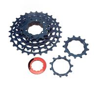 Cycle Cassette Flywheel Replacement High Accuracy Steel and Aluminum 7 Speed Cycle Freewheel Cassette Sprocket (Blue)