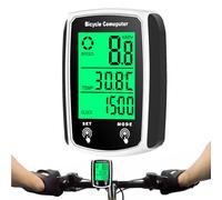 Cycle Computer | Waterproof Wired Speedometer for Bikes Mph Backlight Display,Auto Wake-Up Portable Biking Accessories Outdoor Cycling Mileage Tracker