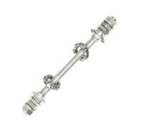 Cycle Front and Rear Axle Bearings Wheel Hub Axle for Mountain Bikes Devices rear axle, 10 mm