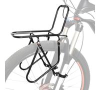 Cycle Front Rack - Bicycles Front Luggage Rack | Multi-Functional Mountain Cycle Carrier for Luggage | Riding Equipment Holder with 15Kg Load Capacity for 33-42mm Fork Diameters