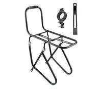 Cycle Front Rack Carrier,Cycle Cargo Luggage Picnic Carrier Rack - Protective Riding Luggage Bag Holder Support for 33-42mm Front Fork Diameters