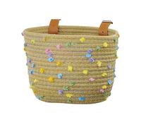 Cycle Front Storage Basket | Woven Cycle Front Container, Detachable Folding Cycles Handlebar Basket for Folding, Electric, Road, Mountain Cycles