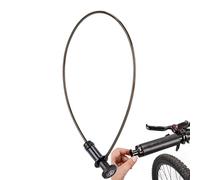 Cycle Lock Cable, Cycle Chain Lock & Key | Cable Lock - Anti-Theft Security Chain for Motorcycles Scooters Outdoor Driving Accessories for Travelling