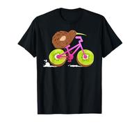 Cycle New Zealand Funny Kiwi on a Bicycle Design Idea design T-Shirt