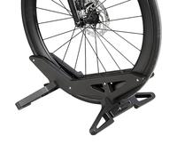 Cycle Parking Rack - ABS Bicycle Stand, Front Wheel Holder | Width Adjustable Bike Storage Solution Stable Parking System Indoor Outdoor Compact Organizer Neat Display Anti Deformation Desi