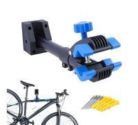 Cycle Rack - 44.5cm Foldable Heavy Duty Wall Hanger, Adjustable Clamp Maintenance Rack for Bicycles | Wall-Mounted Bike Storage, Home Garage Organizer, Repair and Display Racks