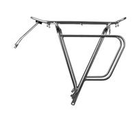 Cycle Rack Rear - High-strength Adjustable Alloy Rack, Metal Touring Bracket | Load-bearing Carrier Stand, Duraable Outdoor Cycling Accessory for Long Road Trips Adventure Touring
