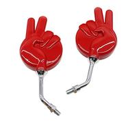 Cycle Rear View Pair - Metal Arm Extension Scenic Awareness Field Sight Angle Observation Street Path Control Urban Motion Tracking Touring Experience Spatial Orientation Movement Awareness Syste