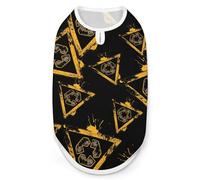 Cycle Recycling Triangle Print Pet Clothes T Shirt Pets Clothing Vests Tee Tops Dogs Costume Coat For Dog Cat S