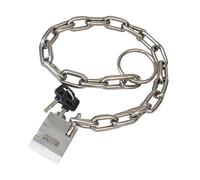 Cycle Security Cable - Hardened Metal Shackle, Robust Barrier Shield, Tough Master Bolt | Long Reinforced Safety Housing, Useful for Warehouses Fences Grills Garden Patio Outdoor