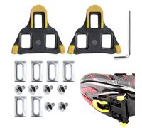 Cycle Shoe Cleats,2X Locking Cycling Pedals Cleat | Indoor Cycling & Road Cycle Cleat, Road Clips for Stability and Power Transfer