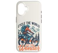 Cycle The World See The Wonder Mountain Bike Bikepacking Case for iPhone 16