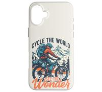 Cycle The World See The Wonder Mountain Bike Bikepacking Case for iPhone 16 Plus
