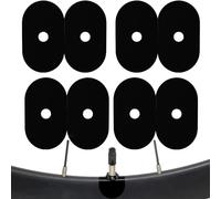 Cycle Tire Nozzle Sticker Valve Core Stickers | 4-Piece Valve Pad Stickers for Mountain and Road Tube Tires, Protective Gasket Stickers for Bicycle Valve Cores, Cycling Tire Maintenance Tool