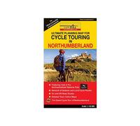 Cycle Touring Map of Northumberland one size