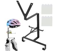 Cycle Wall Rack - Horizontal Bike Storage Rack, Mounted Equipment Organizer | High Capacity Metal Carrier Gear Display, Bike Equipment Rack