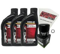 Cyclemax Oil Change Kit compatible with 2018-2023 Kawasaki Ninja 400