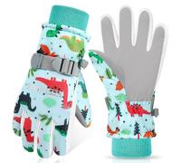 CYCLESPEED Kids Ski Gloves Waterproof Winter Warm Snow Windproof for Boys Girls Unisex 4-12 Years Snowboarding, Skiing