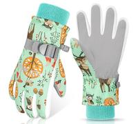 CYCLESPEED Kids Ski Gloves Waterproof Winter Warm Snow Windproof for Boys Girls Unisex 4-12 Years Snowboarding, Skiing